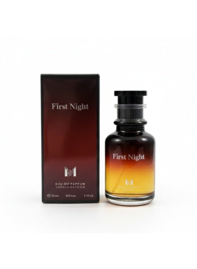ALFALAJ First Night Parfum for Men – Long Lasting Woody Spicy Eau de Parfum, 100ml - Image 1